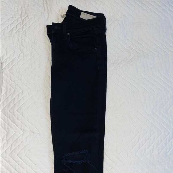 RAG & BONE - Dark Navy Jeans with Rips - Picture 3 of 5